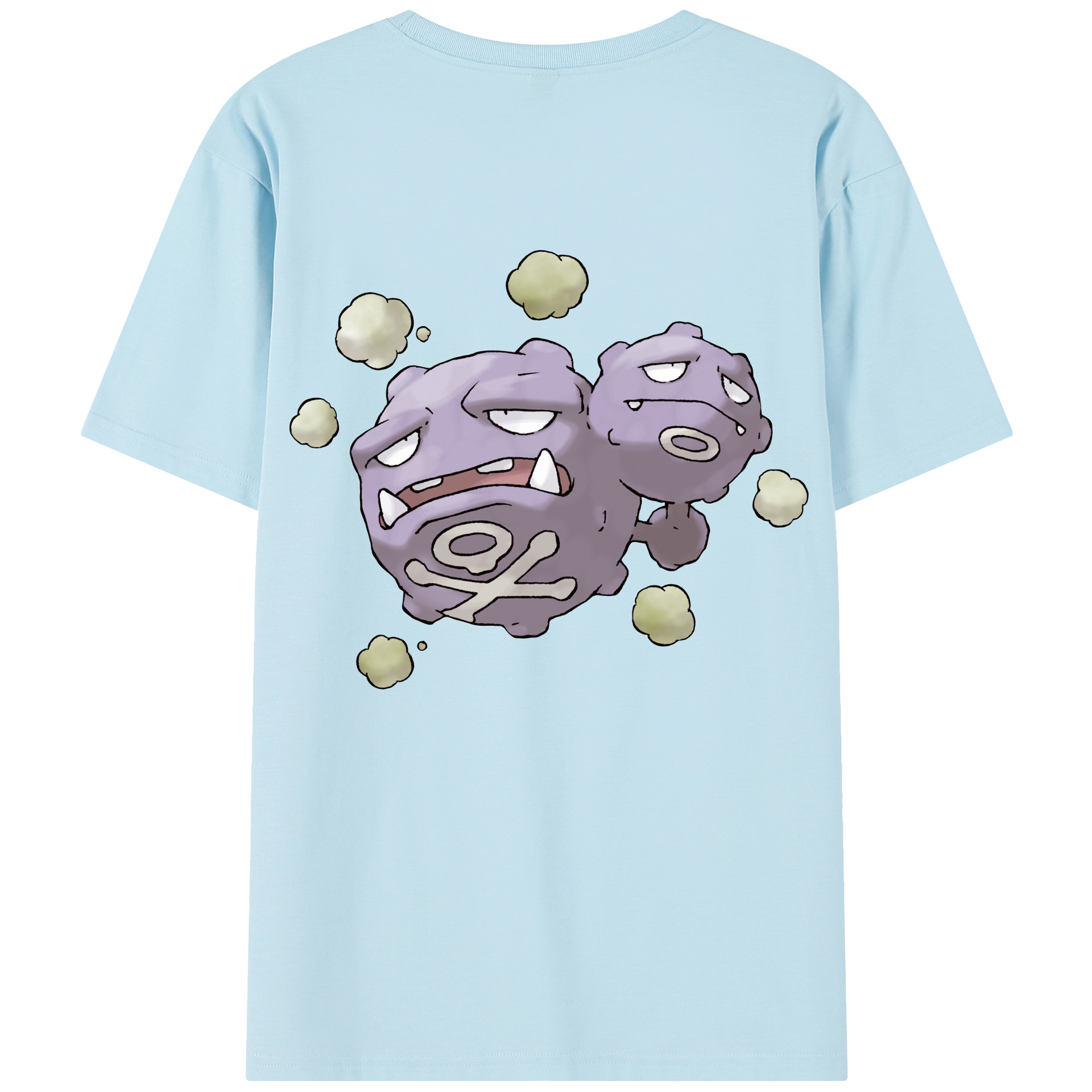 （画像用） ポケットモンスター Pokémon 綿100％半袖Tシャツ（背面プリント）